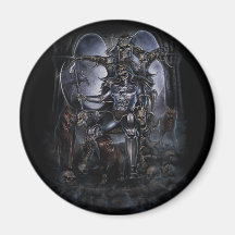 Hounds of Hell Fridge Magnet