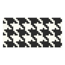 Hounds Tooth Pixel-Textured Photo Card Template