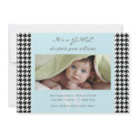 Houndstooth Birth Announcements