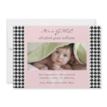 Houndstooth Birth Announcements