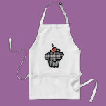 houndstooth cupcake