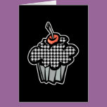 houndstooth cupcake
