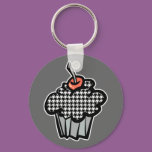houndstooth cupcake