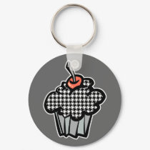 houndstooth cupcake keychains by cupcakewear houndstooth cupcake keychains