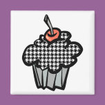 houndstooth cupcake