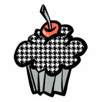 houndstooth cupcake photo sculptures by cupcakewear houndstooth cupcake photo sculptures