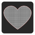 Houndstooth Heart (Tuscaloosa, Alabama) stickers