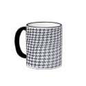Houndstooth mug by SweetKitten