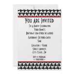 Houndstooth Party Invitation