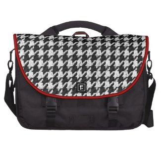 houndstooth pattern bag commuter bags