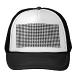 Houndstooth pattern - Black and white Mesh Hat