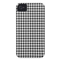 houndstooth pattern iPhone 4 Case-Mate cases