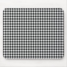 houndstooth pattern mouse pad