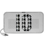 Houndstooth Print Number 10 iPod Speakers