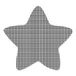 Houndstooth Star stickers