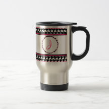 Houndstooth Travel Mug