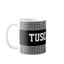 Houndstooth "Tuscaloosa" Mugs