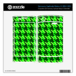 Houndstooth verde samsung captivate calcomanías