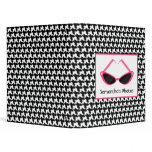 Houndstooth With Retro Pink Sunglasses Binder