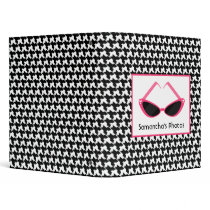 Houndstooth With Retro Pink Sunglasses Binder