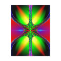 Hour Glass Fractal Postcard by bendoodlyn Hour Glass Fractal Postcard