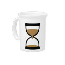 Hourglass Sand glass pitchers