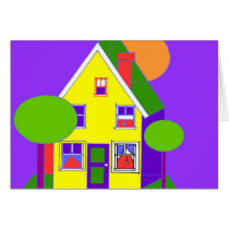 house 300dpi illustrator copy cards