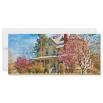 House - A Victorian Springtime Full Color Rack Card