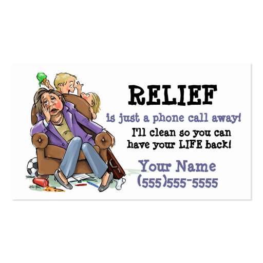 House cleaning business card_2