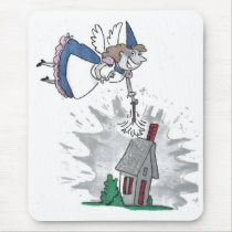 House Cleaning Fairy mousepads