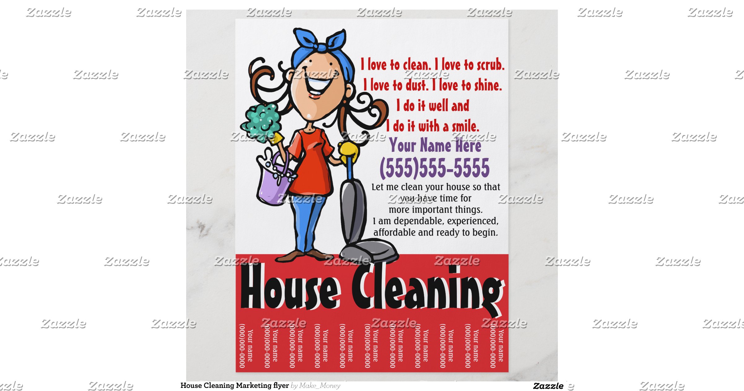 house cleaning flyers