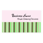 House Cleaning Services Business Card Templates
