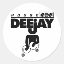 House DeeJay Stickers