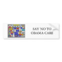 House-Democrats-Health-Plan, SAY NO TO OBAMA CARE bumper stickers by glenflores House-Democrats-Health-Plan, SAY NO TO OBAMA CARE bumper stickers