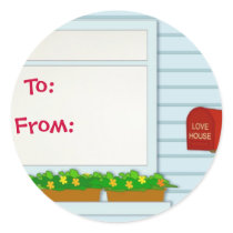 House Design-Gift Tag stickers