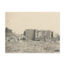 house destroyed natural disaster postcard