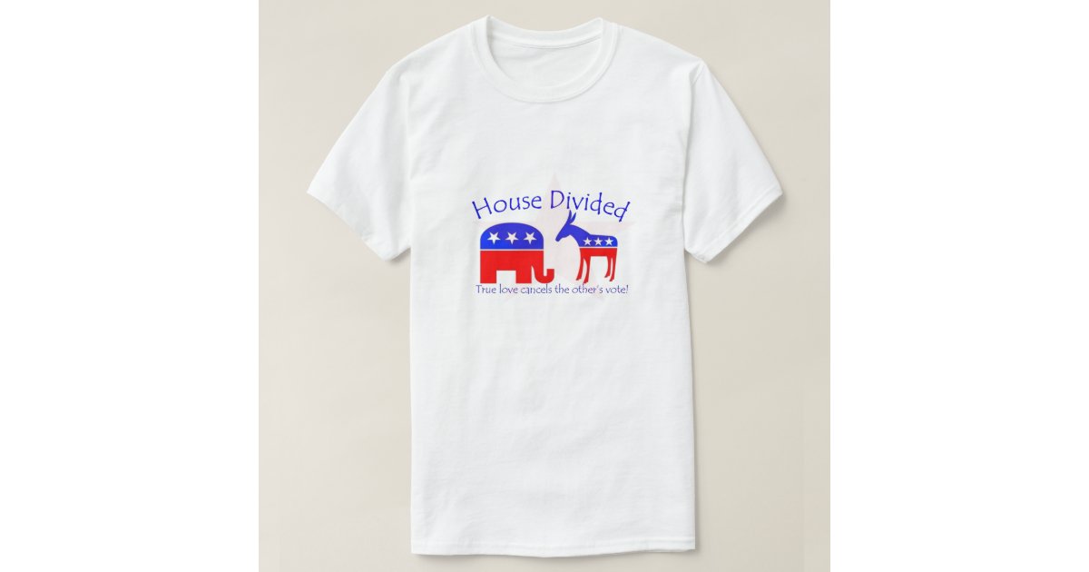 House Divided T-Shirt | Zazzle