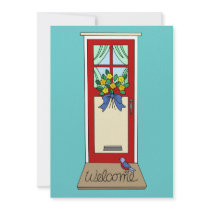 House Front Door Welcome Mat Custom Invitations