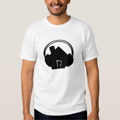 House-Headphones-SilhouetteDoor T Shirt