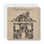 House Home Housewarming Moving Party Invitation