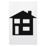 house icon stationery paper