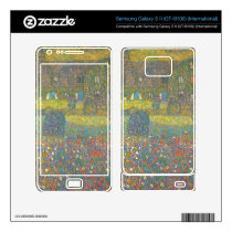 House in Attersee by Gustav Klimt Samsung Galaxy S Ii Decal