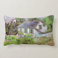 House in Auvers,Vincent van Gogh Pillow
