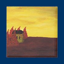 House in the Trees magnets