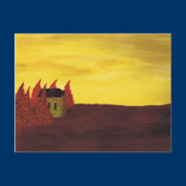 house in the trees postcards