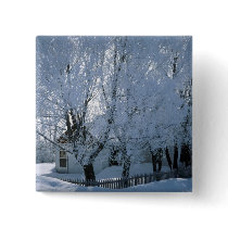House in Winter buttons