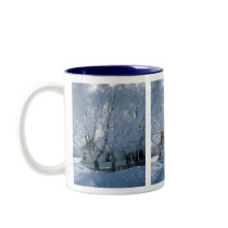House in Winter mugs