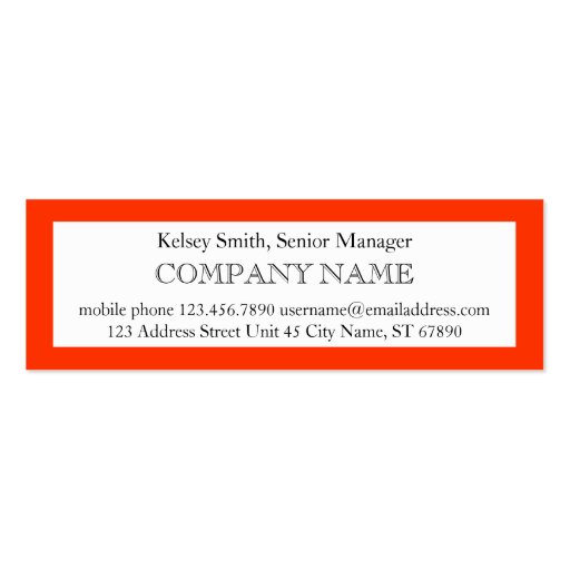House Key Real Estate Business Card Template (back side)
