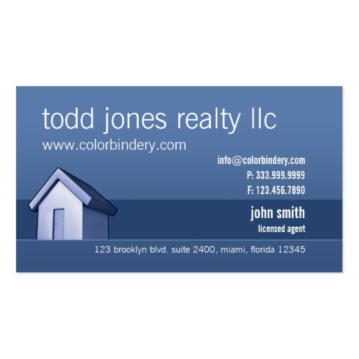 House Market Business Card (front side)