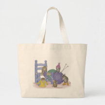 House-Mouse Designs® - Jumbo Tote Canvas Bags